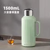 Retro Mechanical Temperature Display Teapot 316 Hammer Pattern Thermal Insulation Pot, Outdoor Camping Stuffy Teapot