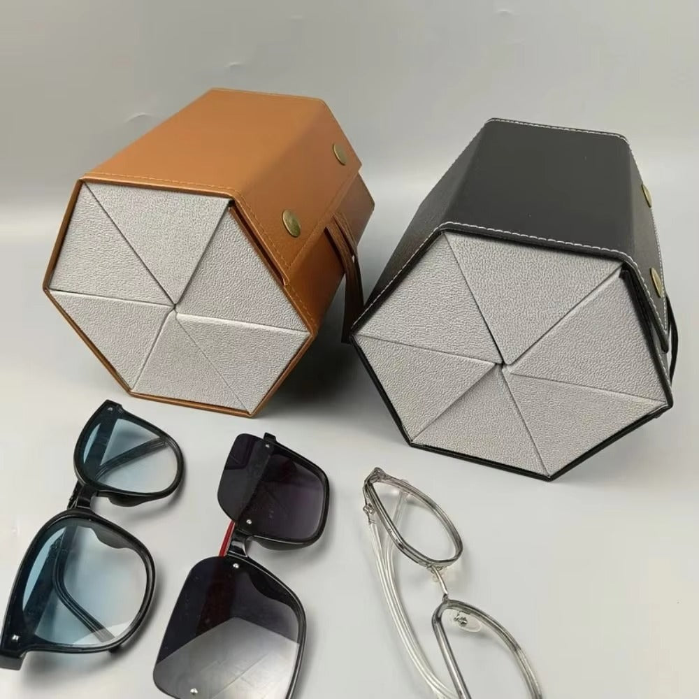 Multi-Compartment Sunglasses Organizer (Black)