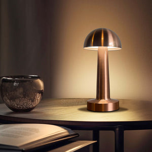 Metal Lamps Collection - Vintage & Retro Style Rechargeable LED Touch Lamps for Modern Spaces and Restaurants