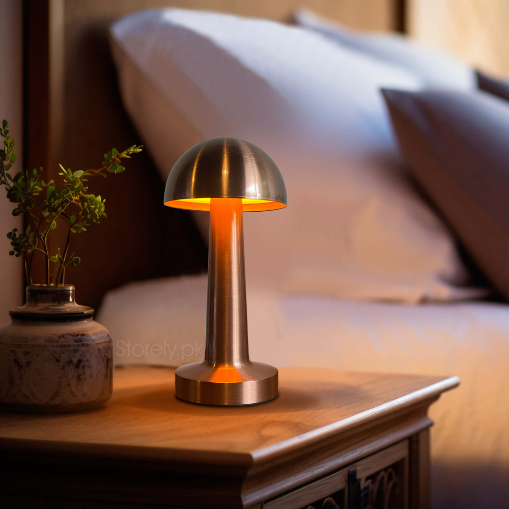 Metal Lamps Collection - Vintage & Retro Style Rechargeable LED Touch Lamps for Modern Spaces and Restaurants