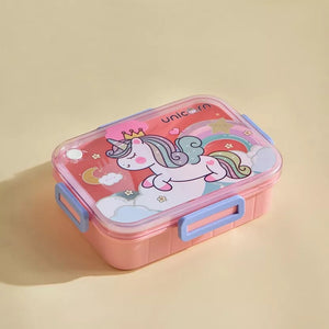 SnackTime Adventure Lunch Box with Spoon and Sauce Bowl