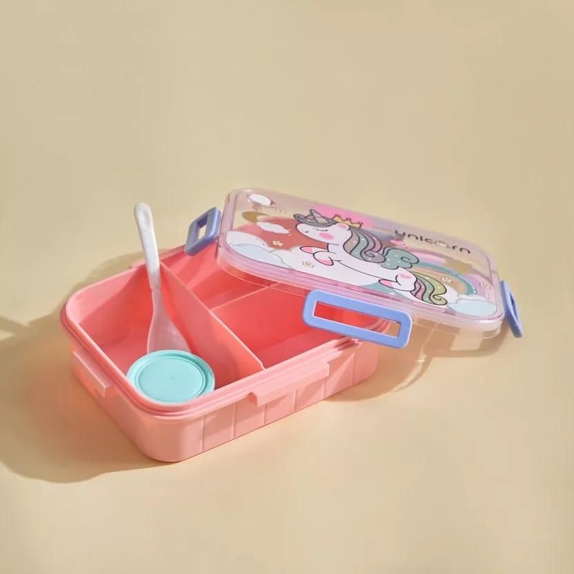 SnackTime Adventure Lunch Box with Spoon and Sauce Bowl