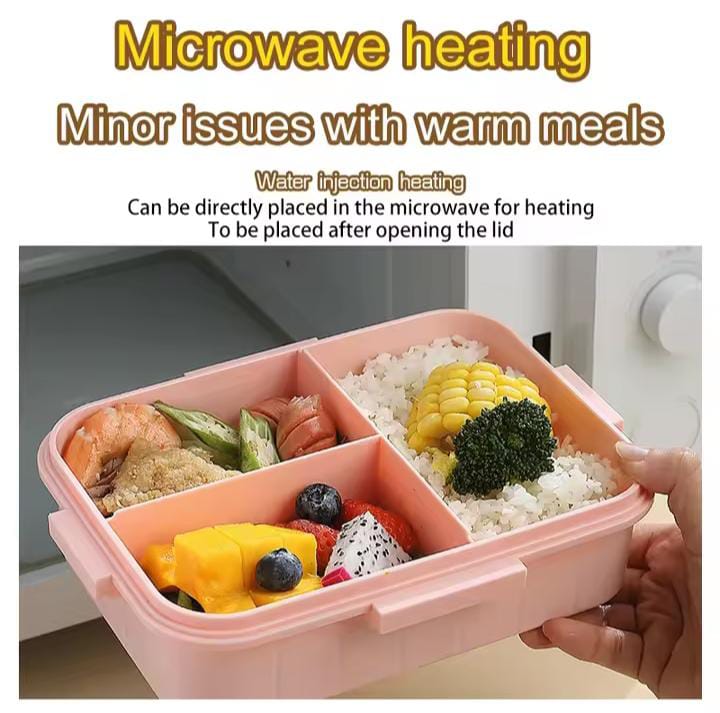 SnackTime Adventure Lunch Box with Spoon and Sauce Bowl