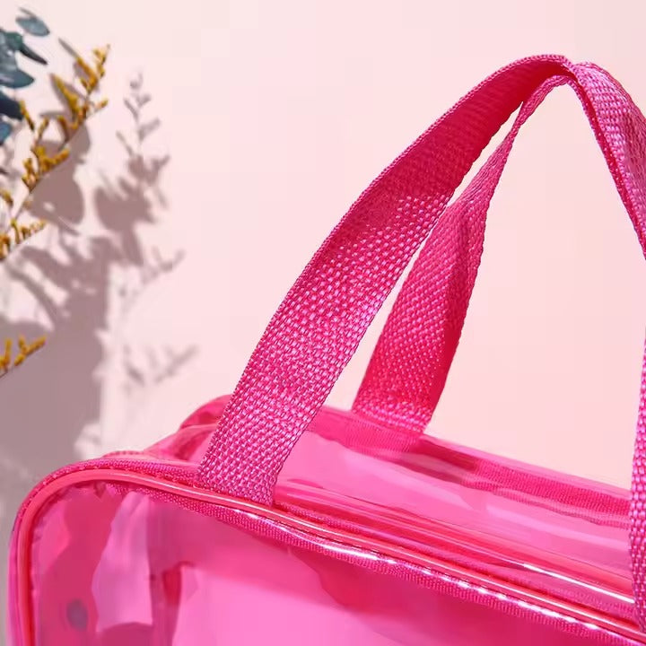 Carry & See-It All Transparent Pouches - Travel, Beauty & Beyond