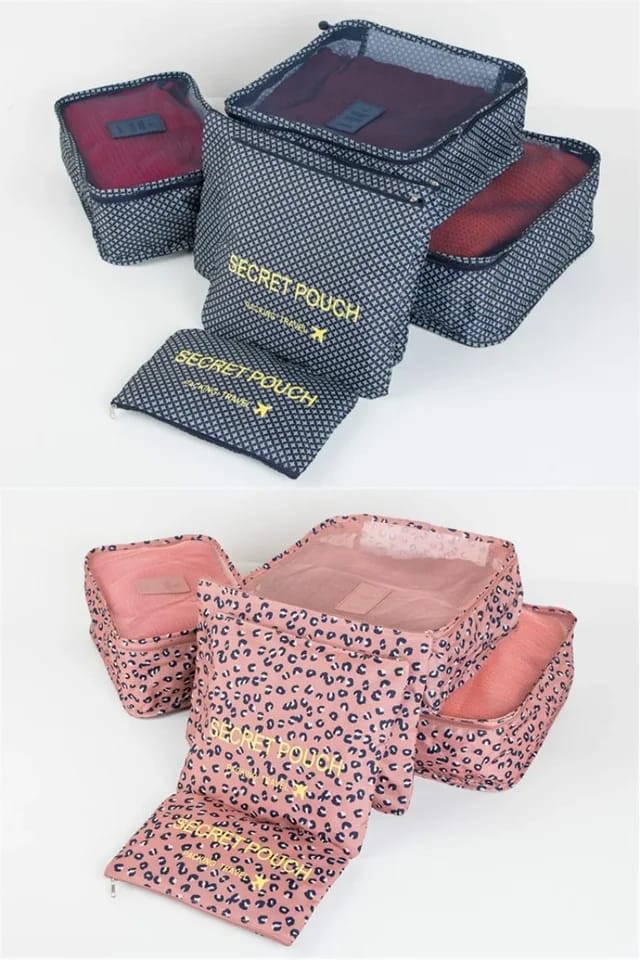 Printed Travel Bag 6pcs