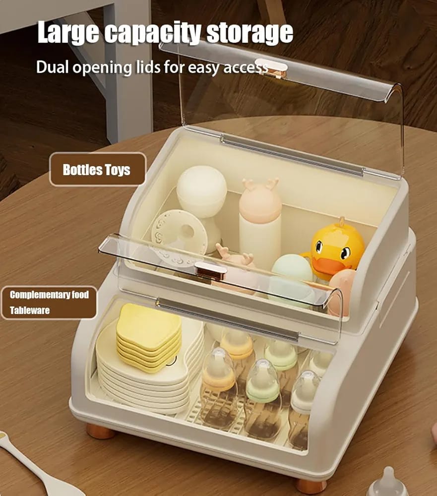 Double Lid Bottle Organizer