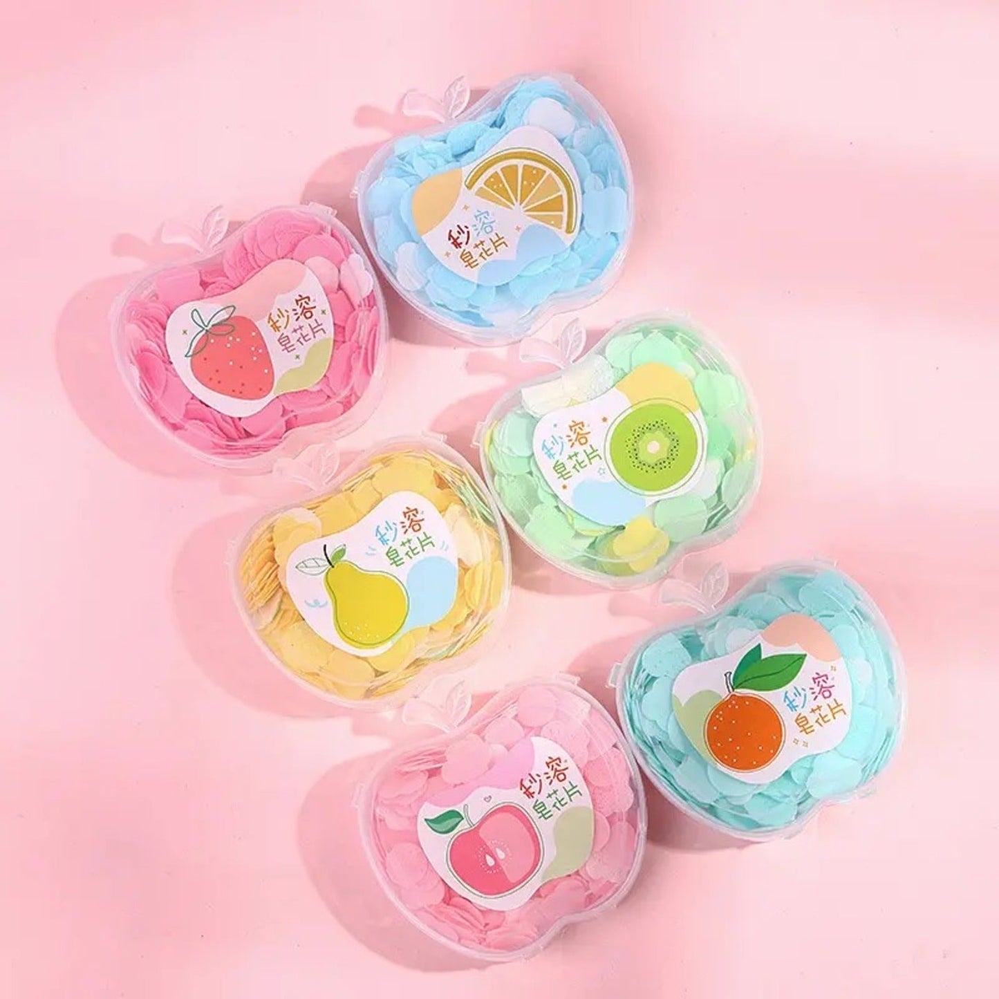 Heart & Flower - Pocket-Sized Scented Paper Soap (Approx 300)