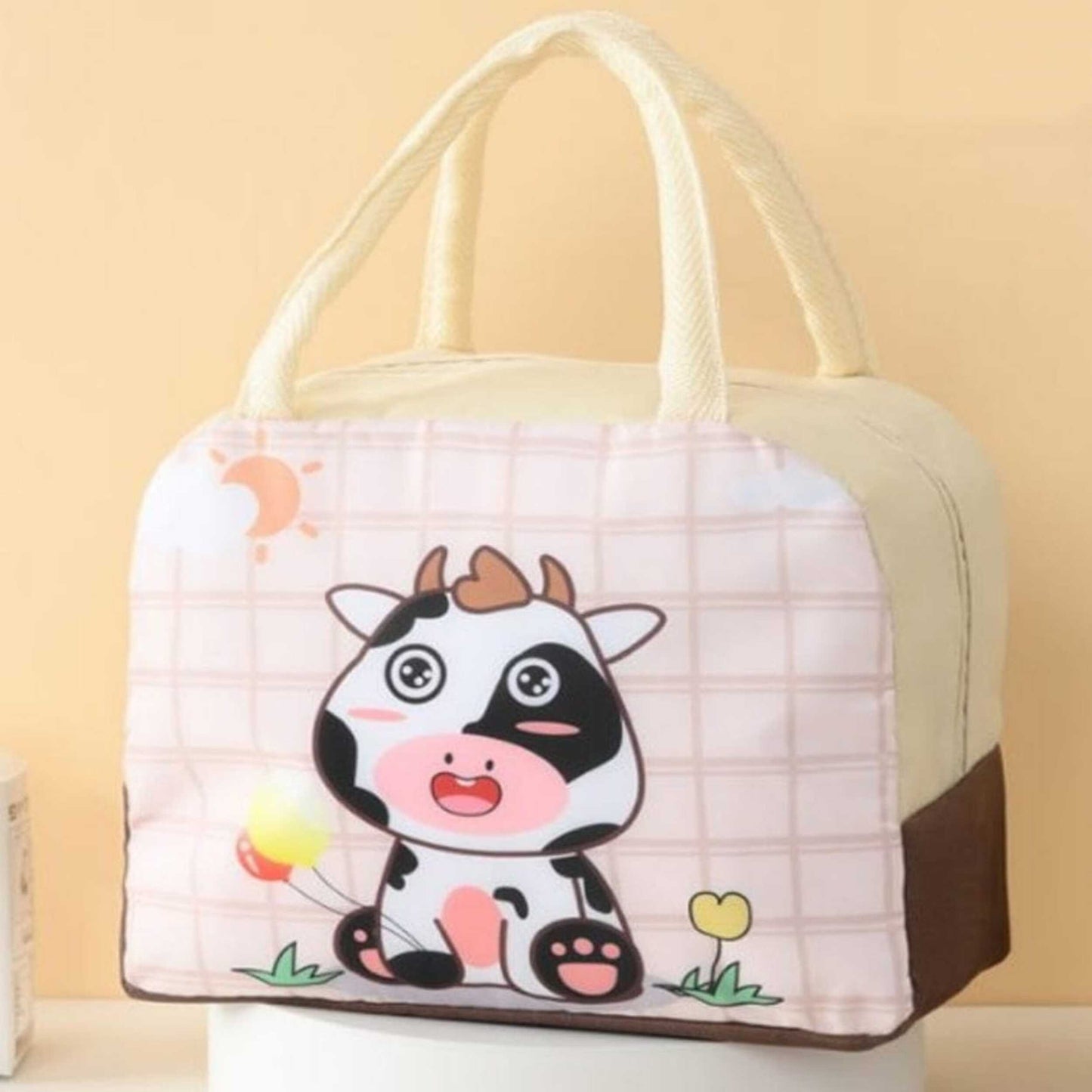 MunchMate Kids Cartoon Insulated Bag – Perfect for School & Picnics