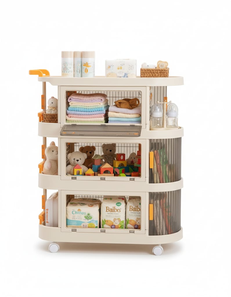 Rolling Cart with Handle
