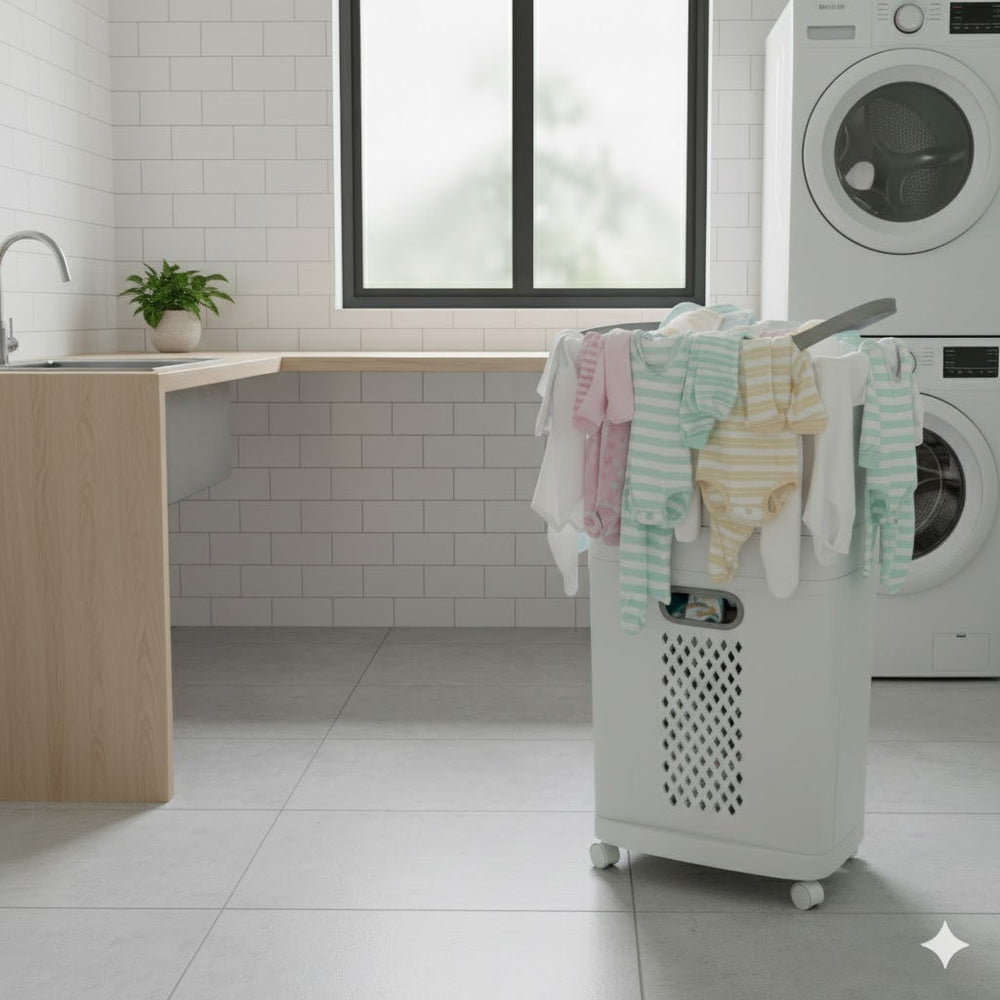 3-Tier Rolling Basket with Detachable Compartments
