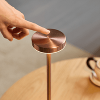 Long Neck Metal Touch Sense LED Lamp – Modern Minimalist Design, Rechargeable.
