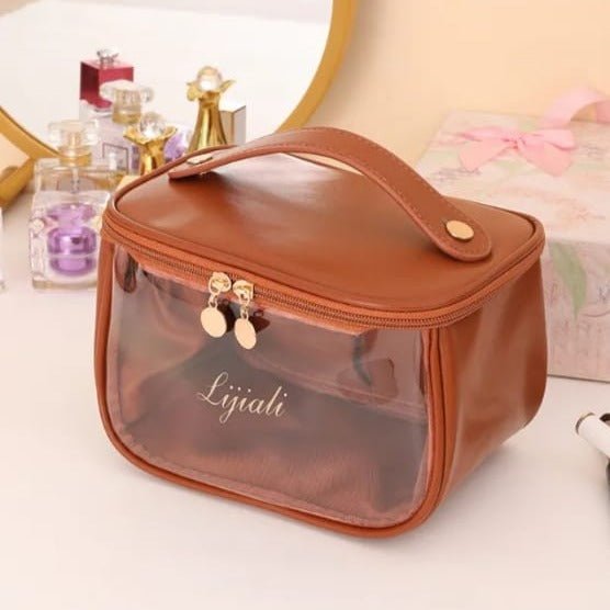 Clear View Makeup Hanging Clutch