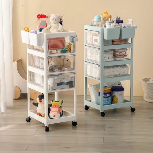 Essential Baby Supplies Trolley - 4 Layers