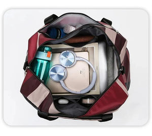 Foldable Travel Bag (Checks Designe)