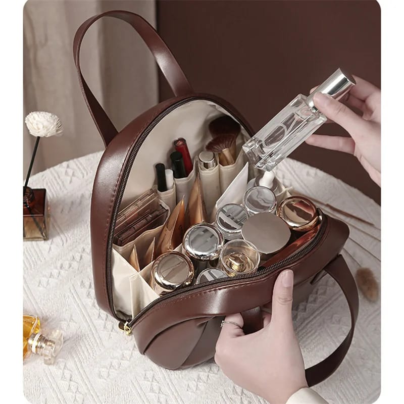 Handle-top Cosmetic Bag