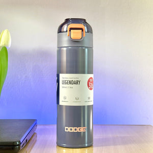 DODGE - Slim Insulated Stainless Steel Anti-Spill Bottle (500ml) (DB-22655)
