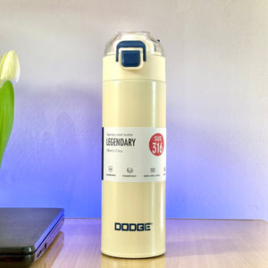 DODGE - Slim Insulated Stainless Steel Anti-Spill Bottle (500ml) (DB-22655)