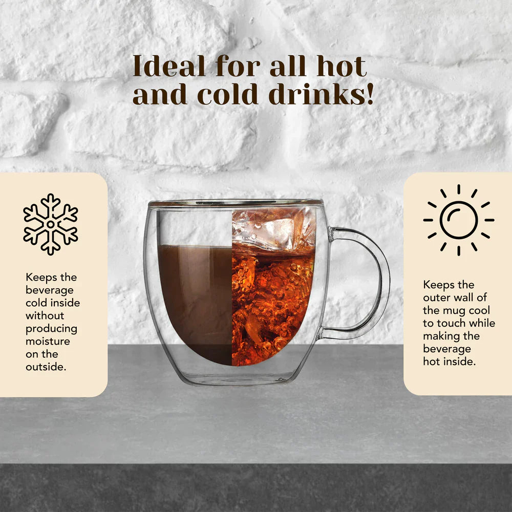 Clear Glass Coffee Mug