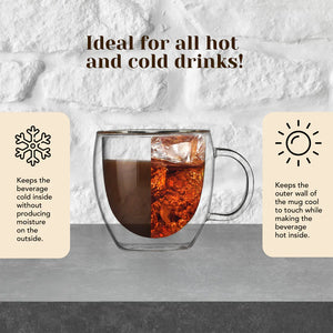 Clear Glass Coffee Mug