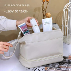 Large Double Layer Cosmetic Bag