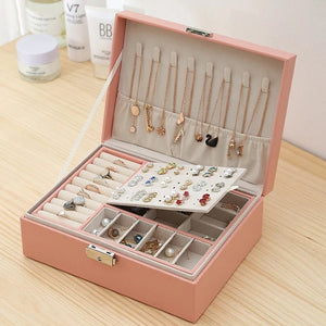 PU Leather Jewellery Organizer