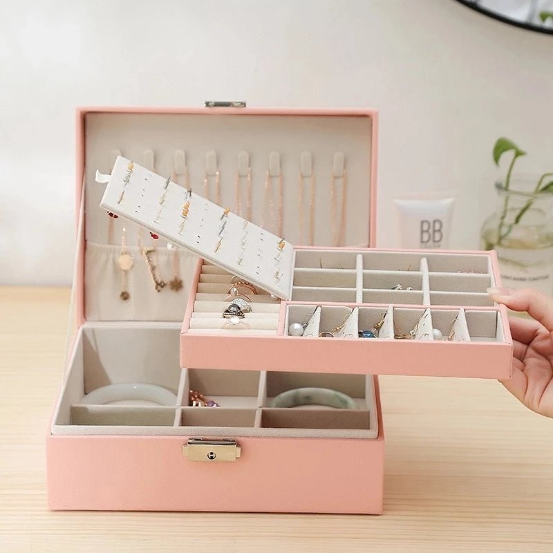 PU Leather Jewellery Organizer