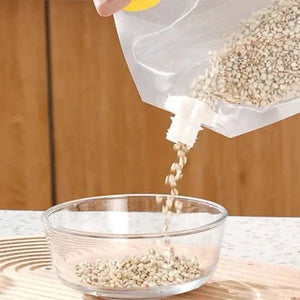 Reusable 2 in 1 Cereal Food Storage Bag