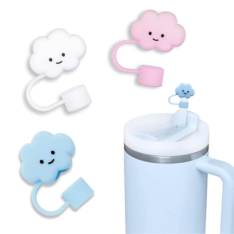 Silicone Tumbler Straw Cap Pack Of 2