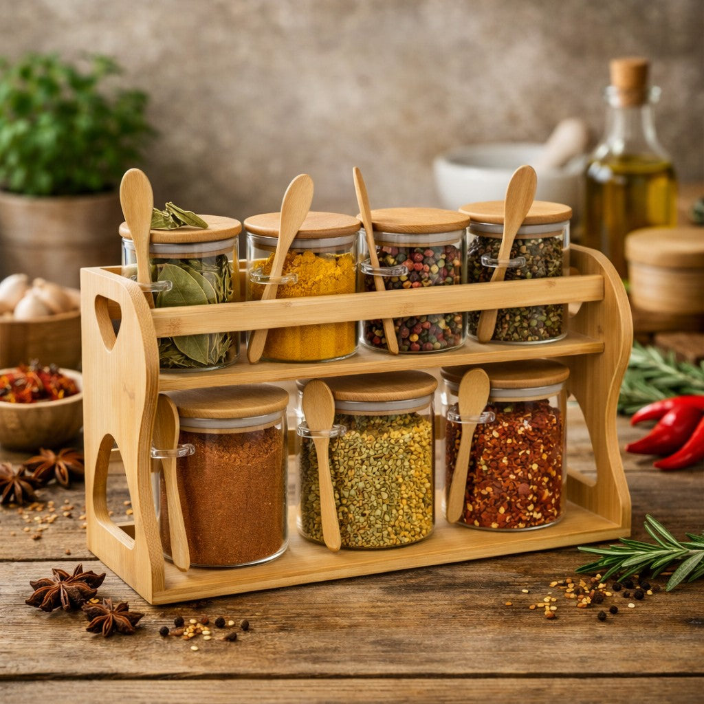 Meadow-Grain 2-Tier Condiment Hub (1138)