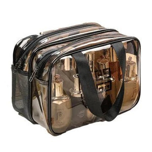 Stylish Dual-Zip Cosmetic Storage Bag