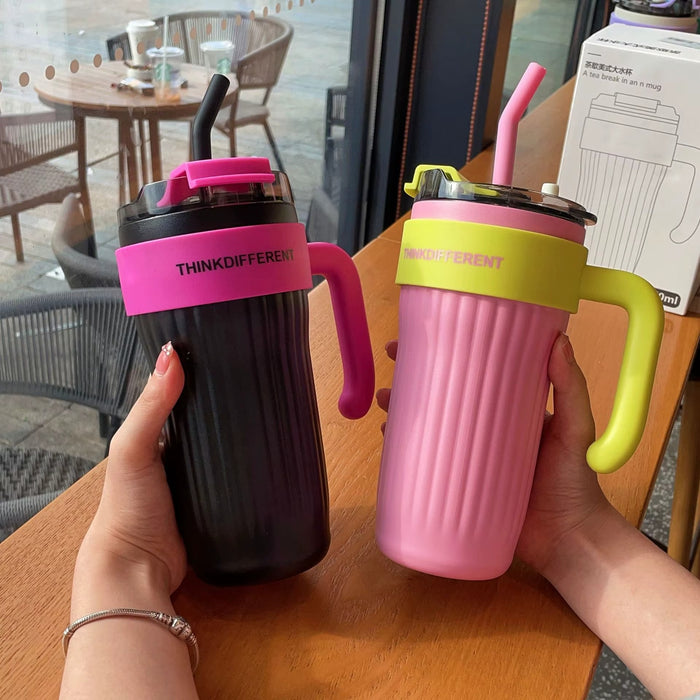860ML Stainless Steel Thermo Bottle Large Capacity Coffee Cup