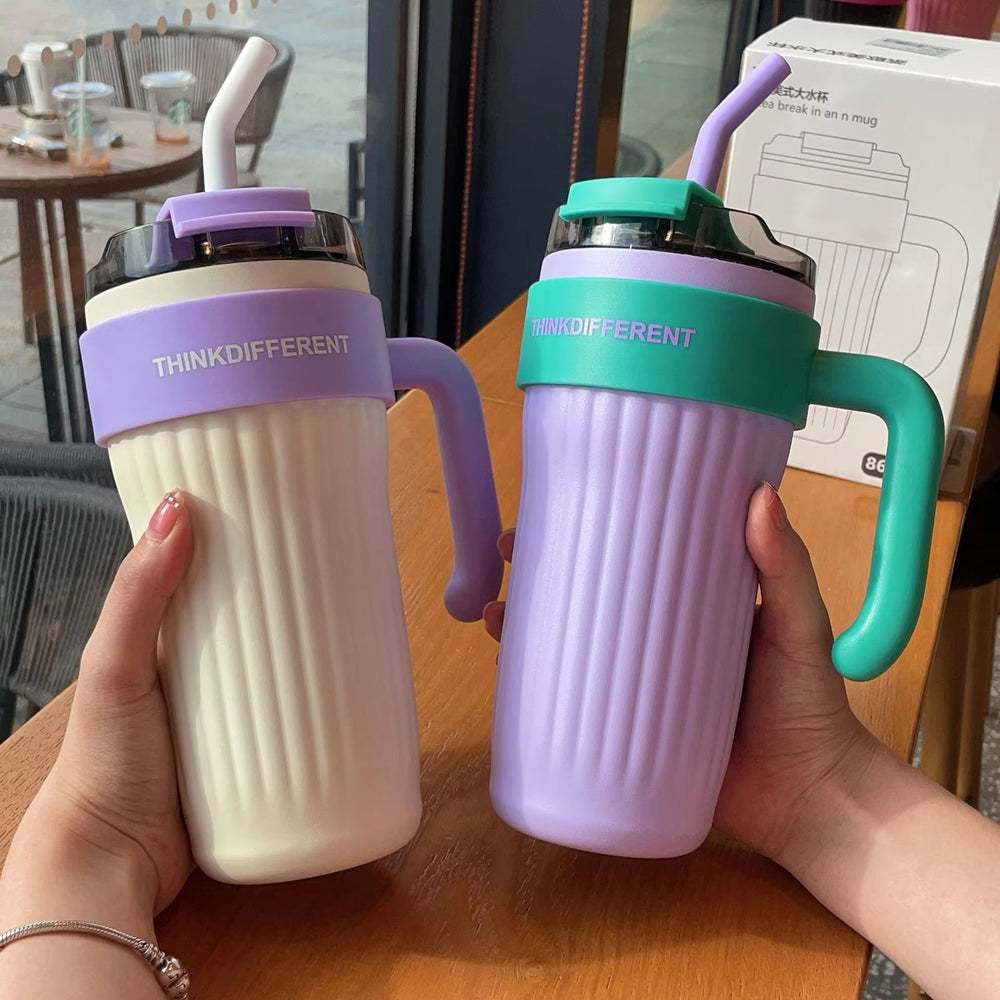 860ML Stainless Steel Thermo Bottle Large Capacity Coffee Cup