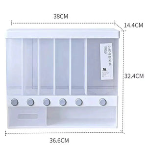 Wall Mounted 6 in 1 Dispenser