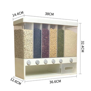 Wall Mounted 6 in 1 Dispenser