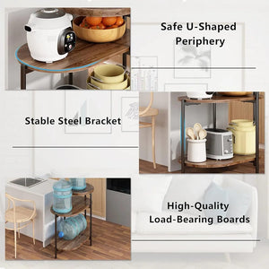 Wooden 3 tier side table