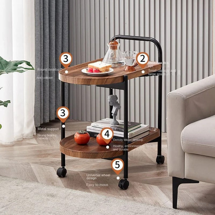 Wooden Movable Trolley